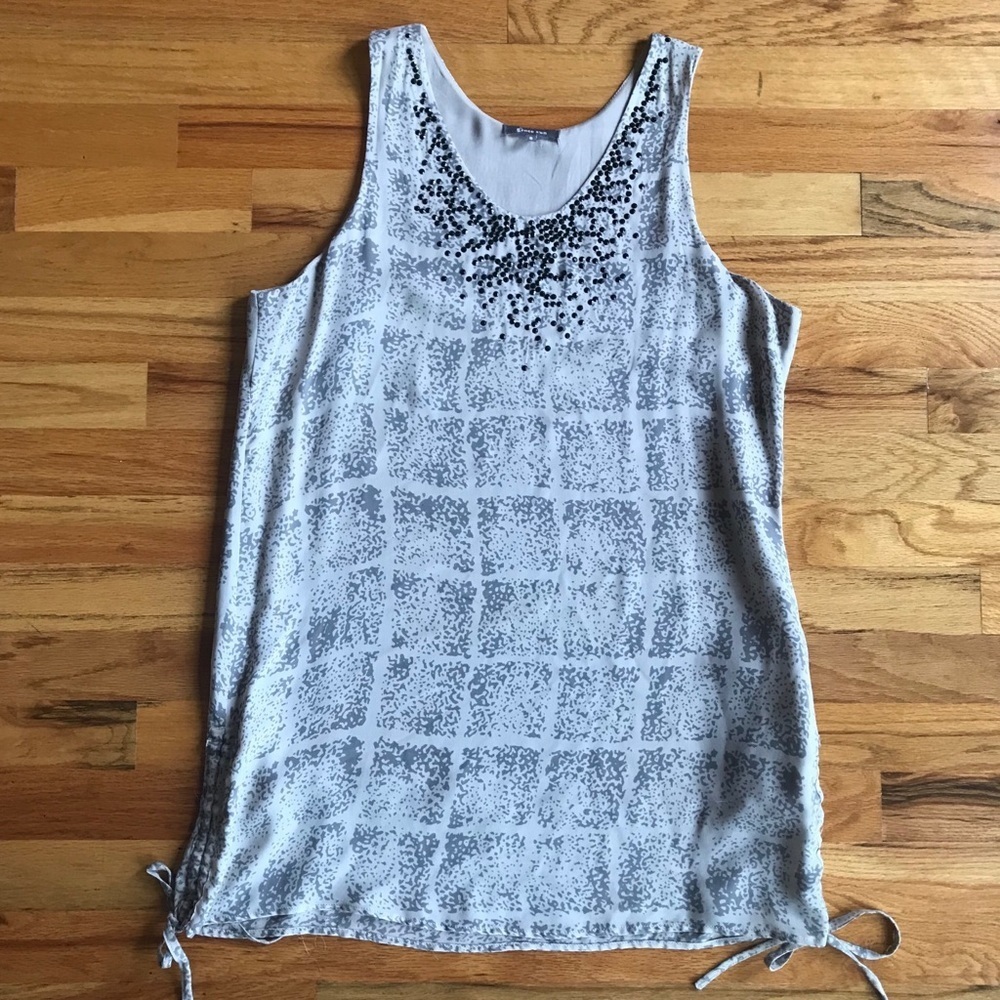 GRACE SUN Silk Embellished Tunic/Dress 8